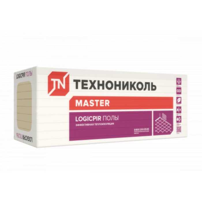 Утеплитель Технониколь LOGICPIR Полы Г4 30х600х1200-L