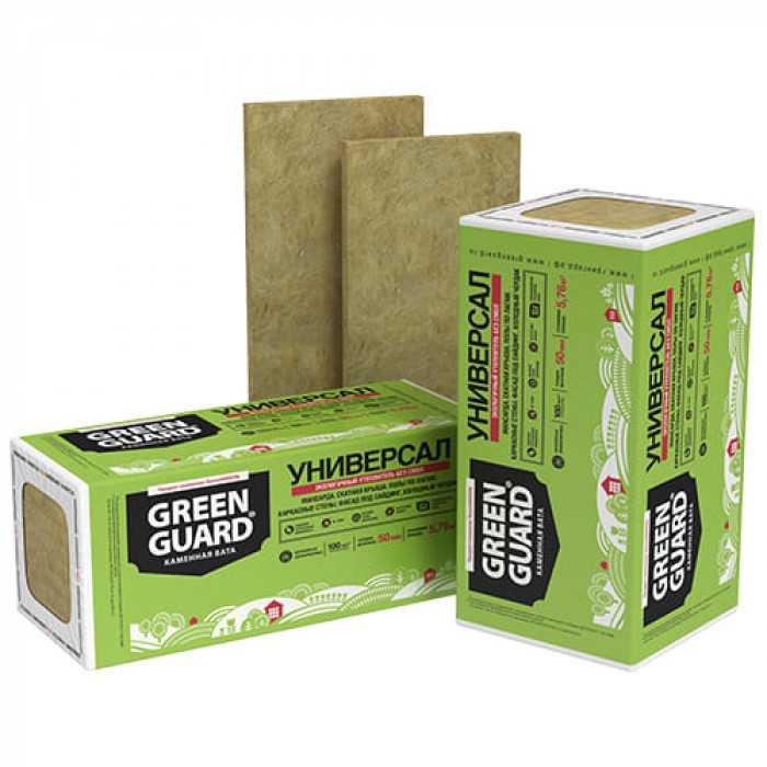 Базальтовая вата GreenGuard Универсал 170х600х1200